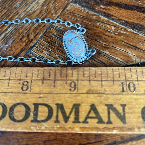 925 Sterling Stunning wild horse turquoise necklace - Picture 5 of 5